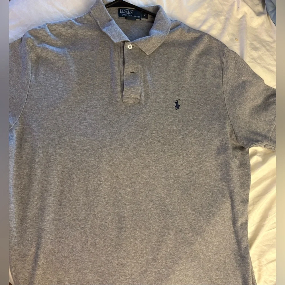 VGC-XL Ralph Lauren Polo classic  Light Gray Polo Golf Shirt Short sleeve